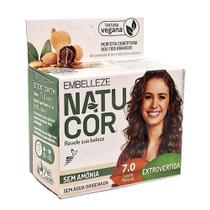 Mini Kit Tintura Suave Natucor 7.0 Louro Natural - Embelleze