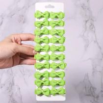 Mini Laços Para Cabelo De Meninas 10 Peças, Presilhas De Cabelo Feitas À Mão Em Cores Sólidas,