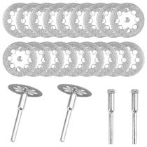 Mini Lâmina De Serra De Diamante De 22 Mm Para Ferramenta Rotativa Dremel Disco De Corte De Rebolo