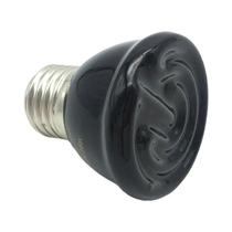 Mini Lâmpada De Aquecimento Cerâmica Para Animais De Estimação 25/50/75W Emissor Preto Para Galinhas Mini Lâmpada De Aquecimento Cerâmica Para Animais De Estimação 25/50/75W Emissor Preto Para Galinhas