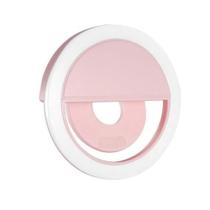 Mini lampada de led selfie ring light rosa Mini lampada de led selfie ring light rosa