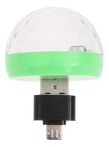 Mini Lâmpada Led Colorido Globo Giratória Usb E Android Mini Lâmpada Led Colorido Globo Giratória Usb E Android