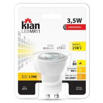 Mini Lâmpada Led Mr11 Dimerizavel 3,5w 2700k Bivolt - Kian