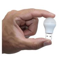 Mini Lampada Led Usb Acende No Carregador Celular Power Bank