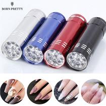 Mini Lâmpada UV LED Portátil para Unhas 9 LEDs, Secagem Rápida Mini Lâmpada UV LED Portátil para Unhas 9 LEDs, Secagem Rápida