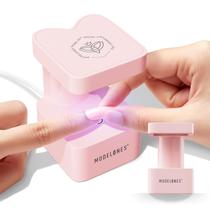 Mini Lâmpada UV Portátil Modelones Rosa para Unhas de Gel - USB