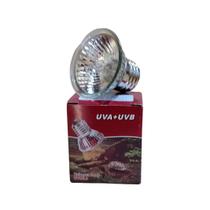 Mini Lâmpada Uva/uvb 25w + Aquecimento 3 Em 1 Halogen 110v