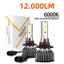 Mini Lâmpadas LED para Farol de Carro 12000lm 6000k - H4, H11, H7, H1, H13, 9005, 9006