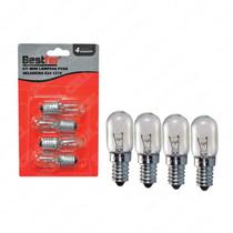 Mini Lâmpadas p/ Geladeira E14 15W Kit c/ 4 Unidades - 220V BFH1778 - BESTFER