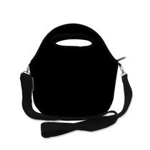 Mini Lancheira Bolsa Térmica Marmiteira Neoprene Preto - Isoprene