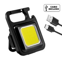 Mini Lanterna Chaveiro Portátil Usb Abridor Garrafas 2 UNIDADES