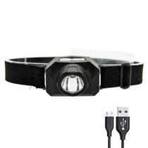 Mini Lanterna De Cabeça 3 Funçoes De Led Bike Pesca Camping