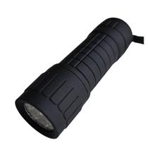 Mini Lanterna de Emergência 9 Led a Pilha Corpo Emborrachado