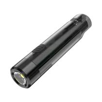 Mini Lanterna LED Com Chaveiro E Apito, Carregamento USB, Portátil, Alta Luminosidade, Lanterna De