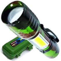 Mini Lanterna Led Com Zoom Recarregavel 3 Modo De Luz