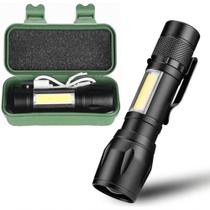 Mini Lanterna Led Potente 3 Modos Recarregável Camping Lampião Mini Lanterna Led Potente 3 Modos Recarregável Camping Lampião