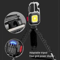 Mini lanterna LED rcom Tripé, USB, Chaveiro Lâmpada, Lanterna Camping ao ar livre, chaves MT154