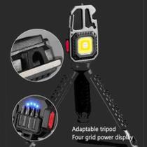 Mini lanterna LED rcom Tripé, USB, Chaveiro Lâmpada, Lanterna Camping ao ar livre, chaves MT154