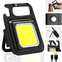 Mini Lanterna LED Recarregável USB Chaveiro Abridor Ímã Mini Lanterna LED Recarregável USB Chaveiro Abridor Ímã