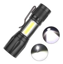 Mini Lanterna LED Tática Police Usb Recarregável Profissional Luz Branco - Lehmox