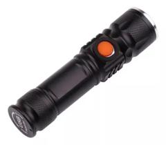 Mini lanterna led tática usb le-8313