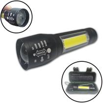 Mini Lanterna Luz Tática USB Poderosa Recarregável 3 fases Cód. 2414