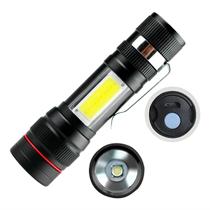 Mini Lanterna Recarregável Tática Luz Lateral Utilidade