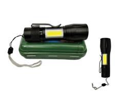 Mini Lanterna Tática Com Led E Zoom Recarregável Usb luz forte - Boxfast Tech