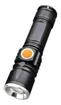 Mini Lanterna Tática De Led Usb