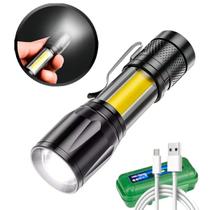 Mini Lanterna Tática LED de Bolso Forte e Compacta Mini Lanterna Tática LED de Bolso Forte e Compacta