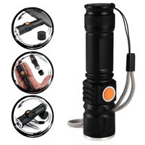 Mini Lanterna Tatica Led Militar Longo Alcance Usb Xml-515 Mini Lanterna Tatica Led Militar Longo Alcance Usb Xml-515