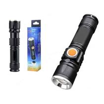 Mini Lanterna Tatica Recarregavel UV