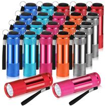 Mini lanternas VIHOSE, 20 peças de alumínio com cordão Mini lanternas VIHOSE, 20 peças de alumínio com cordão