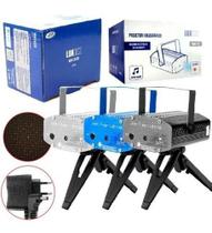 Mini Laser Desenhos Projetor Holográfico Festa Com Tripé