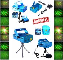 Mini Laser Projetor Holográfico Luzes Efeitos 3D Strobo Festas Balada Natal Canhão de Luz Iluminação Original Bivolt Mini Laser Projetor Holográfico Luzes Efeitos 3D Strobo Festas Balada Natal Canhão de Luz Iluminação Original Bivolt