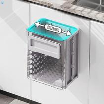 Mini Lata De Lixo Pendurada Indoor Multiuso Montável Na Parede Bancada De Cozinha Montada