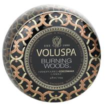 Mini lata de vela Voluspa Burning Woods 113g Mini lata de vela Voluspa Burning Woods 113g
