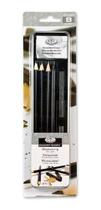Mini Lata Grafite E Carvão Sketching Art Set Set R&l
