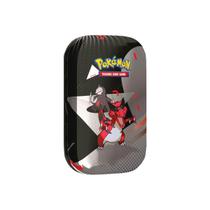 Mini Lata Pokemon Raio Preto e Fogo Branco De Krookodile e Excadrill