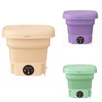 Mini Lavadora Portátil Bivolt 8L Para Roupas de Bebê e Pequenas Quantidades