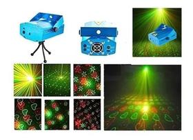 Mini Lazer Projetor Holográfico Festa Luz Led Sd 08 - Star