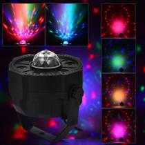 Mini LED Par luzes RGB Holofote DJ Lâmpada De Festa Palestrante 9 Leds - BR