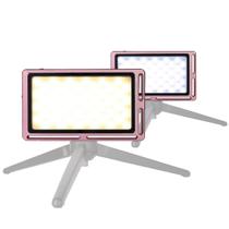 Mini Led Para Fotografia Bateria Interna - Afi Lr-11 Rosa