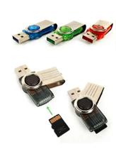 Mini Leitor De Cartão Micro Sd Tf Adaptador Usb Pendrive