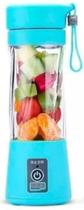 Mini Liquidificador Azul Mixer Juice Cup Portatil 380Ml Usb