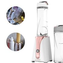Mini Liquidificador blender portátil 600w 2 Copos Tritura Gelo Serve para Academia Cadence