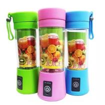 Mini Liquidificador Colors Portátil Recarregável 6 Lâminas