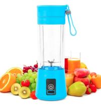 Mini Liquidificador Colors Portátil Recarregável azul