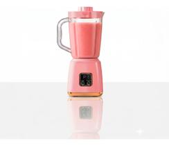 Mini Liquidificador Compacto Portátil Mixer Recarrega Rosa Mini Liquidificador Compacto Portátil Mixer Recarrega Rosa