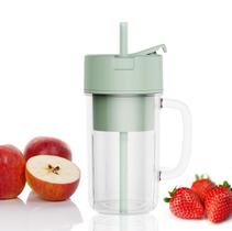 Mini Liquidificador Copo Mixer Elétrico Batedor Shake Frutas - Ry Top